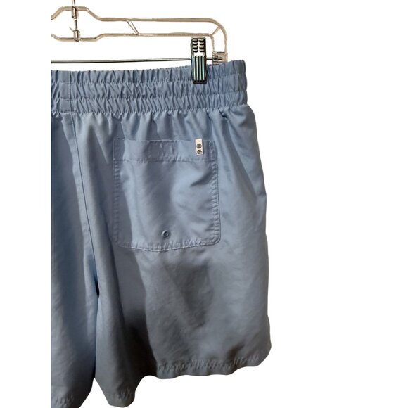 Adidas Mens Light Blue Shorts Size XL With Elastic Waistband & Embroidered Logo - Picture 5 of 6